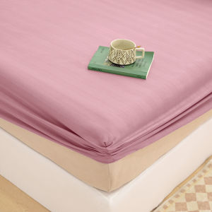 (เฉพาะผ้าปู Only Bedsheet)ผ้าปูที่นอน 6ฟุต/5ฟุต/3.5ฟุต/3ฟุต ผ้าปูเตียงสีพื้น ผ้าปูรัดมุม สูง10นิ้ว