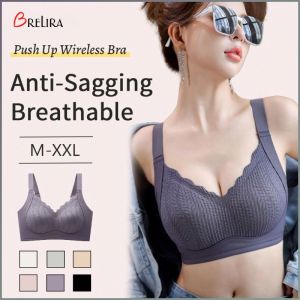 Corset Lift and Gather Underwear Traceless Non-steel Ring Shape Anti-sagging Daily Life Fixed Cup