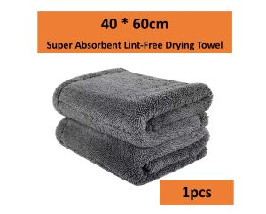 TORONSTAR Premium Microfiber Automotive Drying Towel Super Absorbent Lint-Free 60x160cm