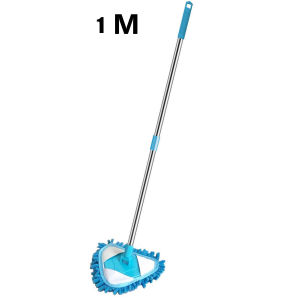 Rotatory Mop Triangle Cleaning Mop Telescopic Mop Wall Ceiling Floor Mop Water-Absorbing Dust-Removing Mop Multi-Purpose