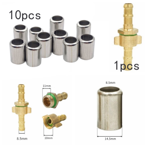 Hose Joint And Crimping Hose Clamp Set For Pressure Washer / Power Sprayer / Air Compressor Hoses