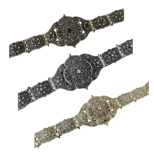 Retro Pha Lê dải thắt eo Cổ Dây Thắt Lưng Cổ Điển Dây chuyền vòng eo cơ thể Trang Trí Cho Cô Dâu Và Thời Trang Về phía trước Phụ Nữ