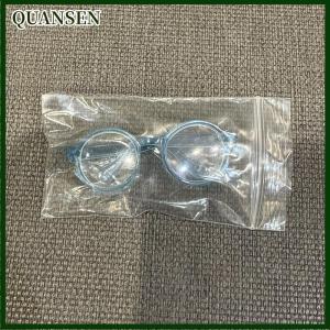 QUANSEN 1 Piece DIY Accessories Transparent Plastic Glasses For 10cm Cotton Doll And 17cm Labubu Plush Doll Sunglasses