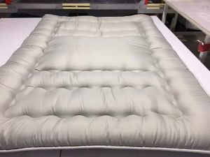 Nệm Topper chần bông xuất Nhật YM2004005 kích thước 1.4 x 2.0 m trọng lượng 5kg - Hàng xuất khẩu - Tặng kèm Vỏ ga