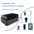 Multi Port USB Charger Station 16 Port USB Charger Hub 5V 2A 150W USB output 3.5A high-power Fast Charging Wall Charger with Phone Holder for Mobile Phone Tablet. 