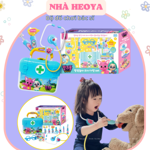 BỘ ĐỒ CHƠI BÁC SĨ PINKFONG NỘI ĐỊA HÀN QUỐC CAO CẤP DÀNH CHO BÉ