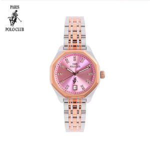 Paris Polo Club  /FONTAINEBLEAU  นาฬิกาข้อมือผู้หญิง สายสแตนเลส PHILIP CLASSIC DATE รุ่น  PPC-DA20 /PPC-DG03