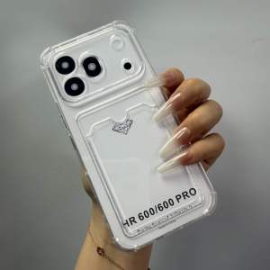 Air-bag Shockproof Casing For Honor 600 Pro Honor600 600Pro 5G Global Phone Case Clear Card Slot Bag Soft Protect Back Cover for Honor600 Pro 5G