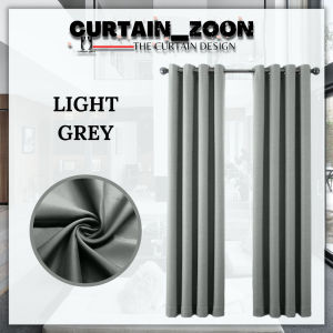 Curtain Zoon Iris Mix Colour Curtain | 80% Blackout | Hook / Ring Type | 230–260 cm for Door & Window