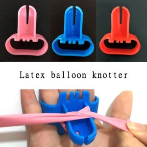 ( SG SELLER )Balloon knotter latex balloon fastener easily knot Party Supplies