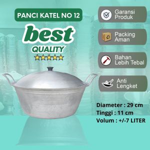 Citel No 12 panci katel tradisional anti pecah