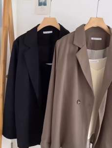 Áo Khoác Vest Blazer Chất Mangto Cao Cấp K nhăn Siêu Xinh