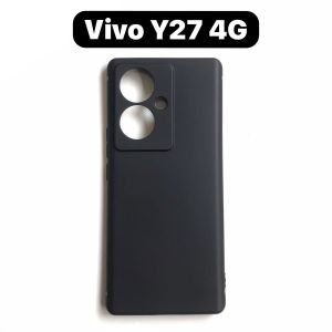 VIVO Y27 4G Case softcase black premium silikon hitam karet casing cover