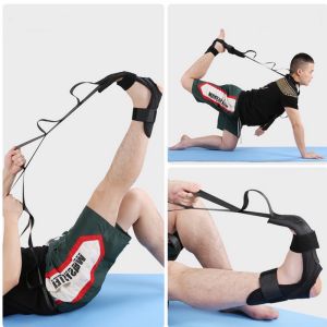 【Comfy Cove】พร้อมส่ง เข็มขัดยืดเส้น ยืดเส้น สายยืดขา โยคะเอ็น เข็มขัดยืดกล้ามเนื้อ แบบล็อก 2 ชั้น