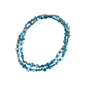 PYA94 Long Multi-layer Shell Beaded Necklace Irregular Shell Glass Seaside Vacation Style Clavicle Chain Fashion Jewelry Gift Bohemia Choker Beach