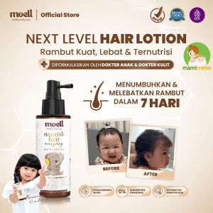 Moell Cream Body Lotion Anti Alergi Pelembab Perawatan Kulit Kering Bayi Baby New Born BPOM Halal