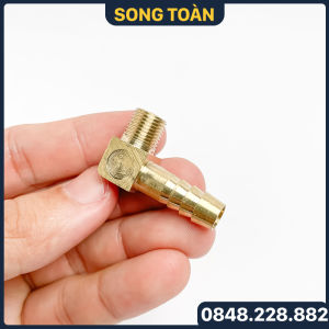 Béc Đuôi Chuột Ren Ngoài 1/8 (9.6) Đầu Nối Đuôi Chuột Ren Ngoài 9.6 Cắm Lòng Trong Ống Phi 6 8 10mm
