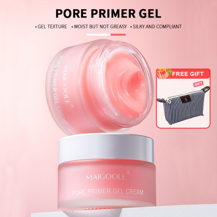 【Ready stock】Pore Primer Gel Cream Invisible Pore Primer Longlasting