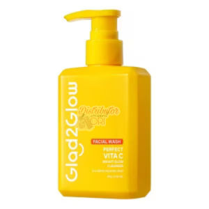 GLAD2GLOW Perfect Vita C Bright Glow Cleanser 80g | Bpom | Original |