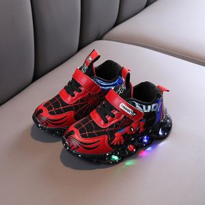 VENOM Sepatu Sneakers Anak LED Laki-laki/Cowok Bahan Suede Elastis Terbaru Import - Murah