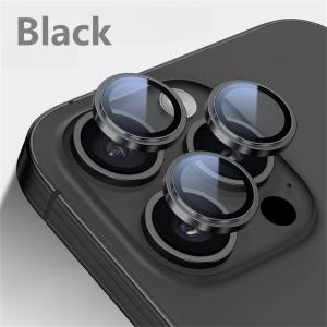 Desert Titanium Color for IPhone 16 Pro Max Metal Ring Camera Lens Protectors for IPhone 11 12 13 14 15 Pro Max Plus Mini Glass Camera Lens