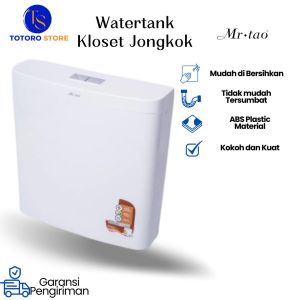 ]Mr.Tao Kloset Jongkok 1set Toilet Jongkok Flush (FREE JET SHOWERSELANGSTOP KRAN TISU DAN PACKING KAYU)