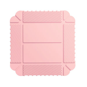 OATSBASF Magnetic Reusable Picnic Plate Folding Storage Box High Temperature Resistant Silicone Insulation Pad