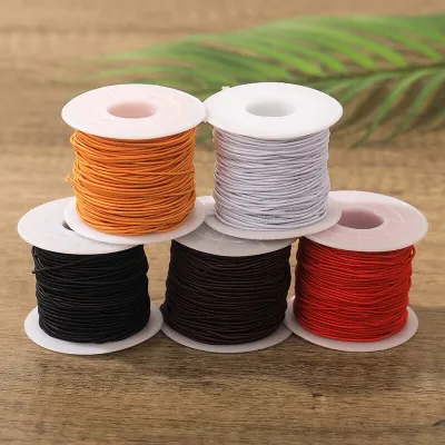 Cuộn 50 Mét Dây Dù Co Giãn lõi chun xâu chuỗi vòng gỗ vòng đá - 5 màu 3 kích cỡ