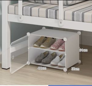 Kệ giày nhựa 2 ngăn giá rẻ kích thước kệ ngang 45 cm x sâu 35cm x cao 35cm