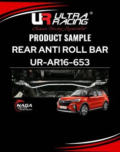 ULTRA RACING SAFETY BAR PERODUA ATIVA 1.0T 2021 FRONT STRUT/ENGINE BAR AND REAR ANTI ROLL BAR