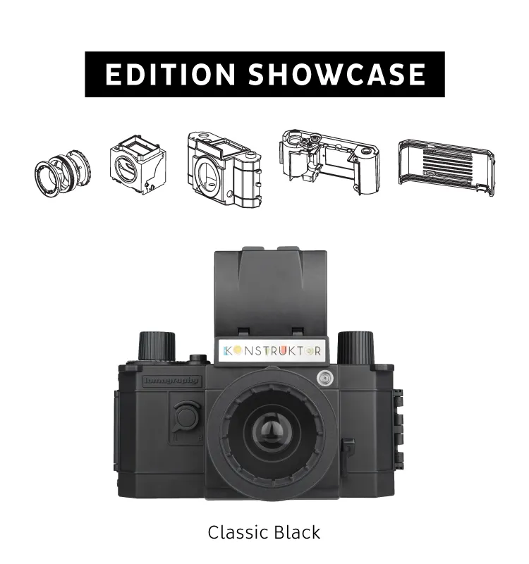 Konstruktor F 35mm DIY Film Camera Lomography analogue 135 SLR