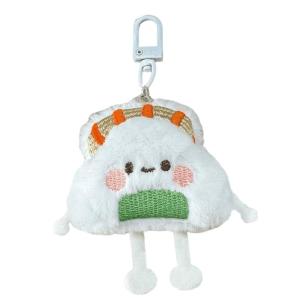 Delightful Steamed Stuffed Bun/Dumpling/Sushi Pendant PP Cotton Key Chain Accessory for Everyday Use and Gifting