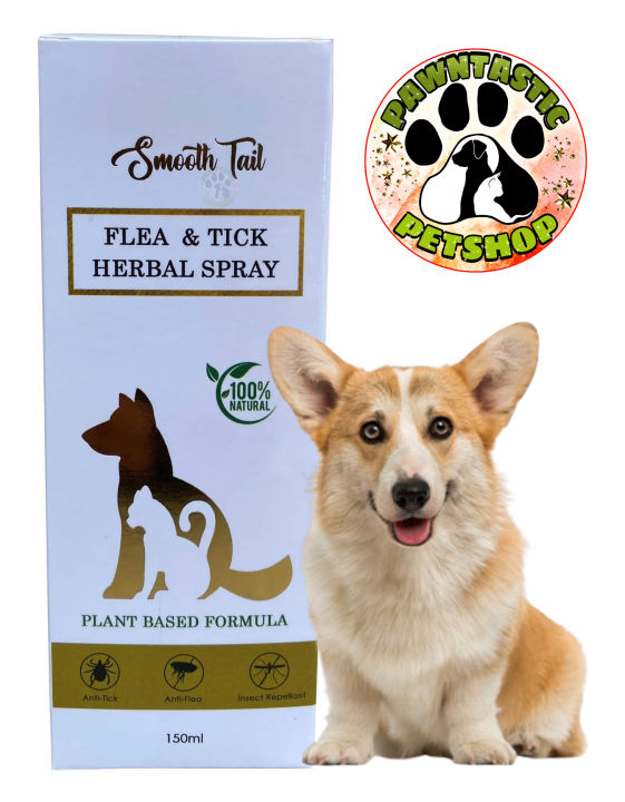 Smooth Tail Tick Flea Herbal Spray 150mL Herbal Spray For