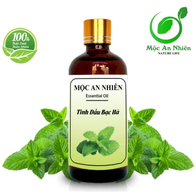 [Quà tặng] Tinh Dầu Bạc Hà - Mộc An Nhiên - Nguyên Chất. Khử mùi Kháng khuẩn Thanh lọc không khí Tăng cường sức đề kháng.