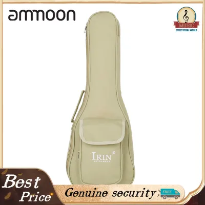 IRIN Ukulele Shoulders Bag Thickened Cotton Bag Waterproof Bag Padded Backpack for 24 Inch Ukulele Small Guitar