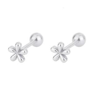 Delicate Flower Shaped Studs Earrings Craft from Sturdy Alloy Portable for Fashion Enthusiasts Seek Quality Wear