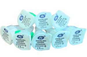 AC Jarum Insulin 4mm 32G 20pcs Insulin Pen Needles 4mm 32g 20pcs Jarum Pen Insulin 4mm 20pcs