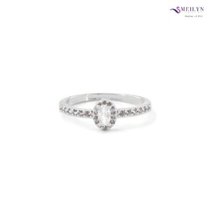 MEILYN Cincin Emas Gemma Baris Cantik Aksesoris Wanita - All Series