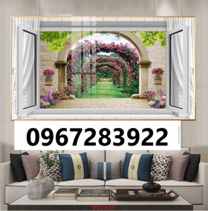 Tranh gạch phong cảnh trang trí tường
