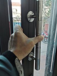 TAY NẮM cửa CỔNG INOX DÀI 30CM tay cầm cửa dạng ngắn