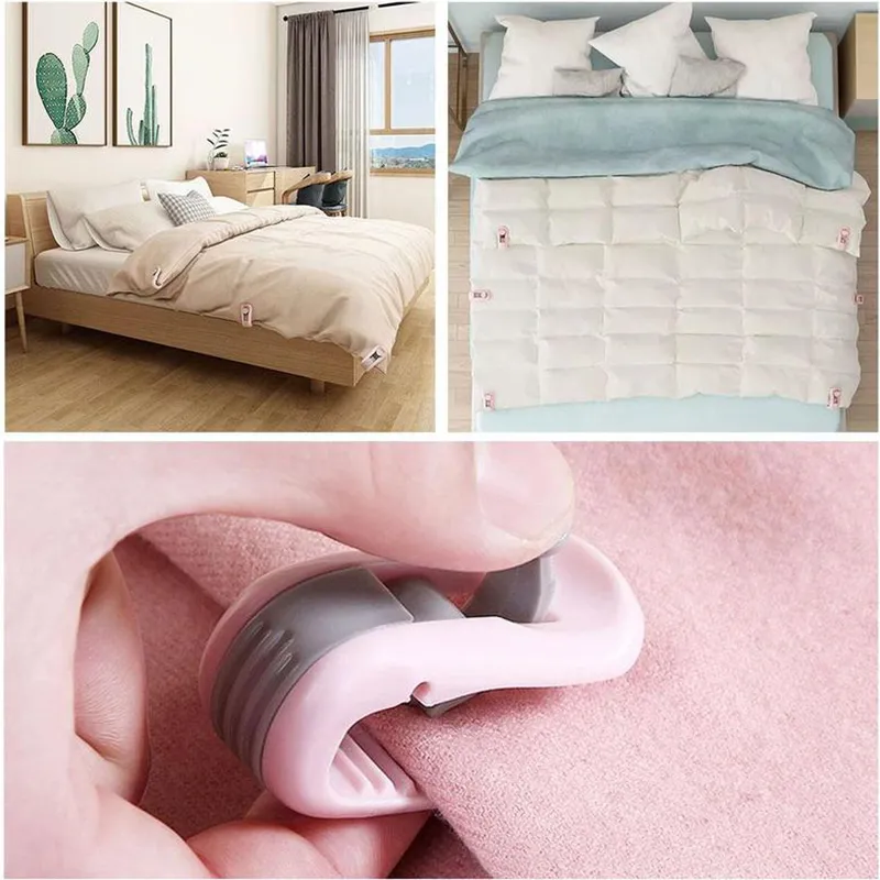 4PCS Bed Sheet Grippers Clip Set Keeping Sheets Place Mattress