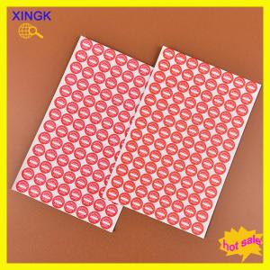 XINGK 208Pc 10mm warranty fragile seal label sticker universal guaranteed VOID sticker