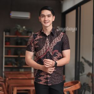Jayabaya Batik DANANJAYA PENDEK Kemeja Batik Katun