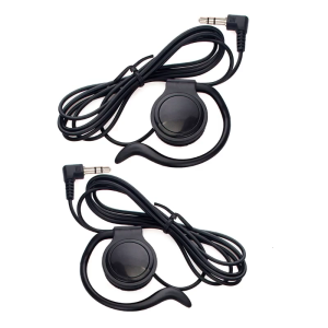 3.5mm Jack G-shape Listen Only Earpiece Headset For T131 TT101 TT104 TT122 Two Way Radios Walkie Radio Headphones