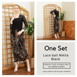 (ONE SET) Bycikdara Kebaya Lace Set Pario | Kebaya Lace Bali Nikita | Kebaya with Skirt Pario