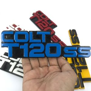 EMBLEM MOBIL COLT T 120 SS VARIASI  MOBIL DENGAN HURUF TIMBUL 3D BAHAN FIBERGLASS