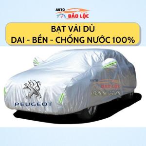 Bạt Phủ Ô Tô Vải Dù PEUGEOT 2008 3008 5008 Traveller Có Phản Quang Có Khóa Kéo Cửa Lái Chống Nắng Chống Nước