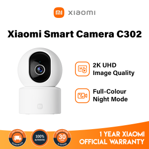 Xiaomi Smart Camera C302 CCTV Full Color Night Vision Security 2K UHD Image Quality Home Monitoring