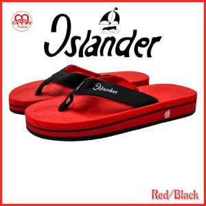 Islander Red/Black Mens non-slip rubber soles colored Slippers 100% Authentic and Original (Makapal)