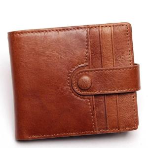 Men Wallets Genuine Leather Wallet For Credit Card Holder Zip Small Man Leather Short Slim Card Case